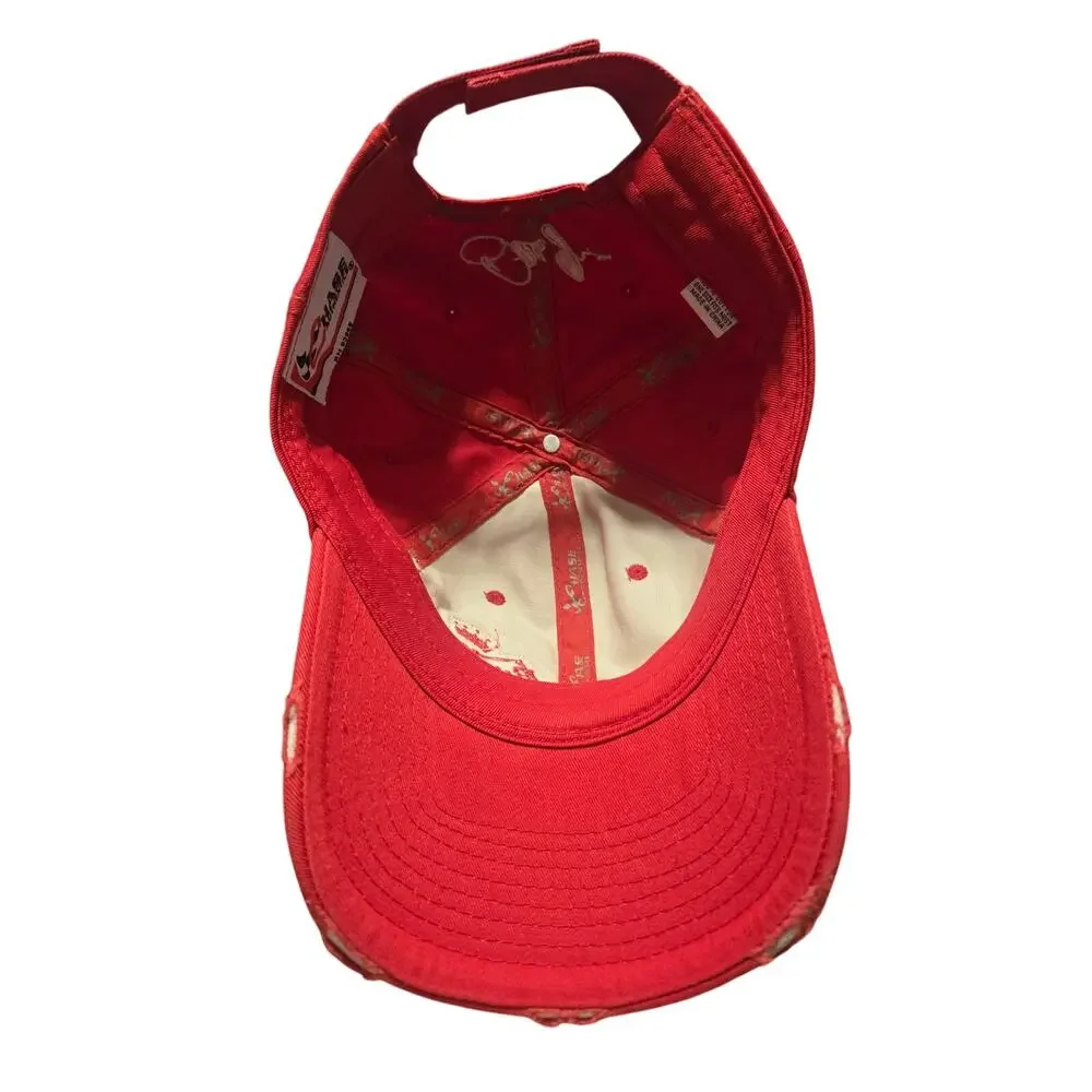 Dale Earnhardt Jr #8 Budweiser Chase Authentics Distressed Snapback Hat NASCAR